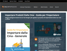 Tablet Screenshot of cinaimportazioni.com